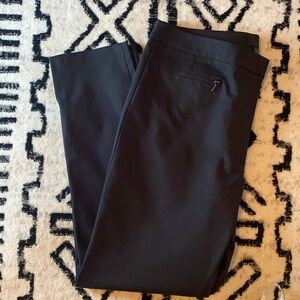 Club Monaco Flat Front Black Ankle Pants with Slits Sz 14